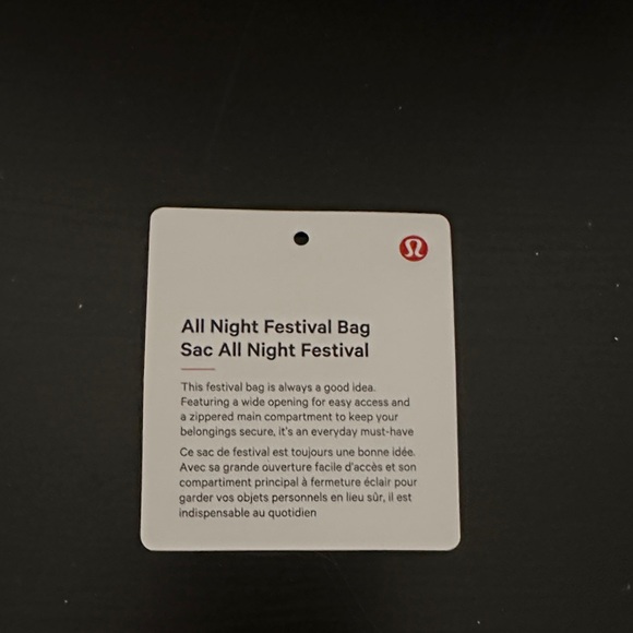 Like New! Lululemon All Night Festival Bag - 5L Crossbody Bag - Picture 2 of 8